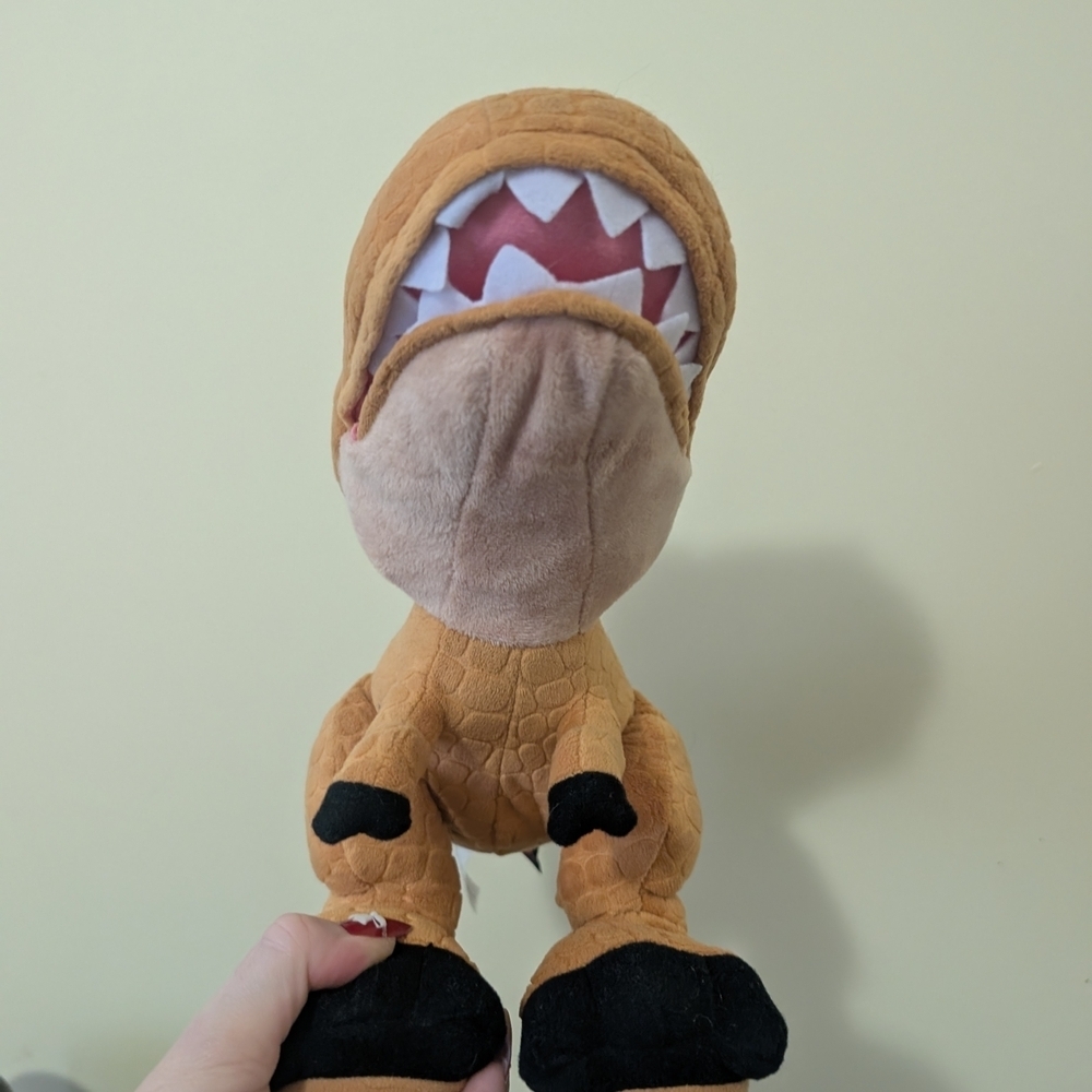 Brown Dinosaur Plush Toy - Picture 4 of 9
